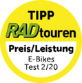 trenoli: Testsieger – bestes Preis-Leistungs-Verhältnis (RADtouren Magazin Test)